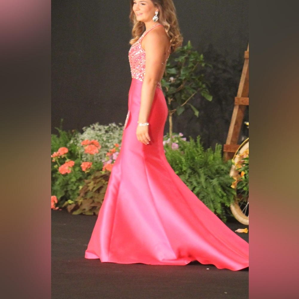 Pageant/prom dress by Intrigue Size 2. Worn twice for highschool pageant.